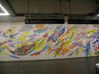 St Michel Notre Dame RER Station - Mosaic