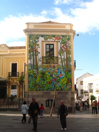 Interesting Mural on the Way to Mezquita