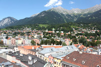 Picturesque Innsbruck from Top of City Tower