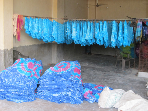 Some more mass produced tie-dyed skirts...
