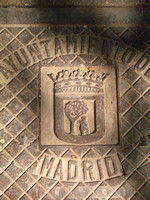 Madrid Manhole Cover (Bear and Madrono Tree Symbol)