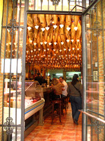 Restaurant with Hanging Meat
